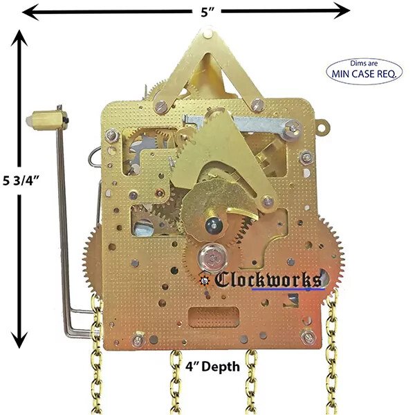 241-030 Hermle Clock Movement