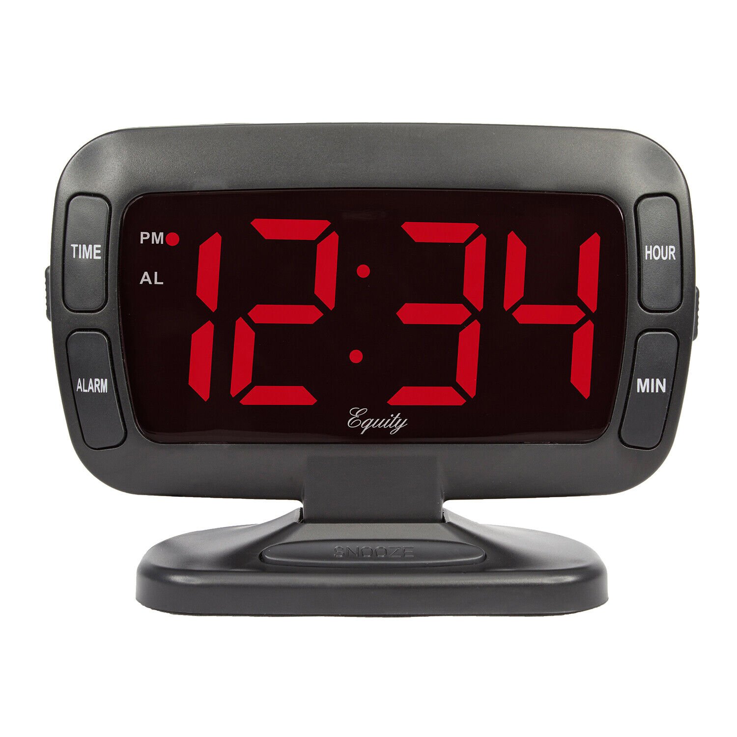 30016 Equity by La Crosse AC Powered 1.8" LED Digital Alarm Clock - Open Box