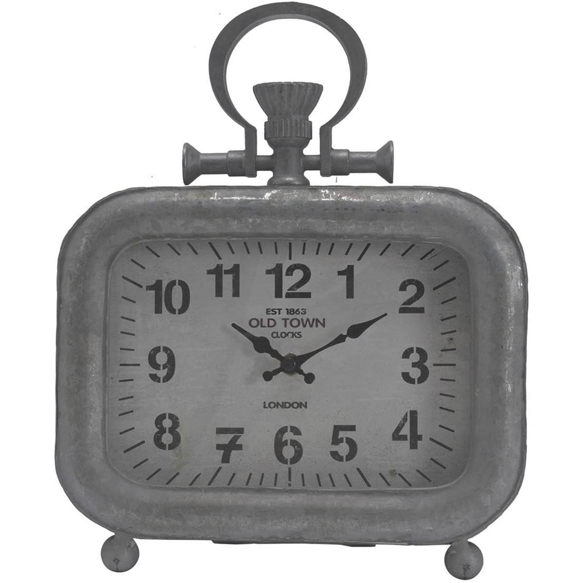 A&B Home HP42535 Old 11.3 X 9 inch Table Clock