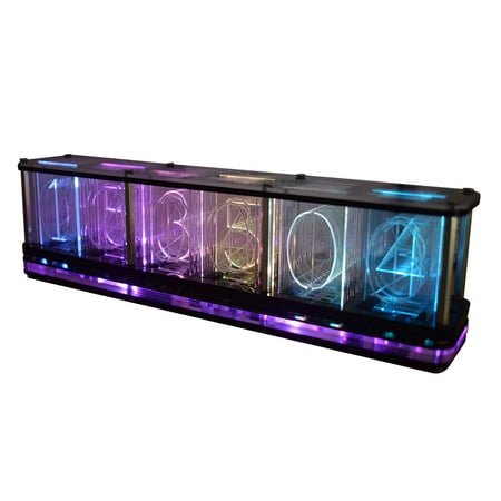 Aibecy DS3231 Digital LED Alarm Clock Kit Large Font 6-digit Display Electronic Clock Bulk Spectrum Display Clock Module Multifunctional DIY Clock Featuring Time / Temperature / Date / Week /