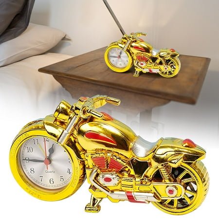 Alarm Clock Motorcycle Shaped Alarm Clock Unique Design for Timekeeping and Alarm Function