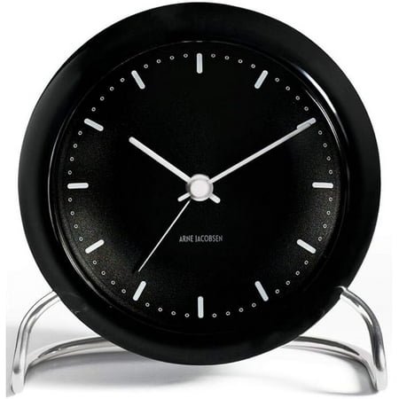 Arne Table Clock City Hall with Alarm