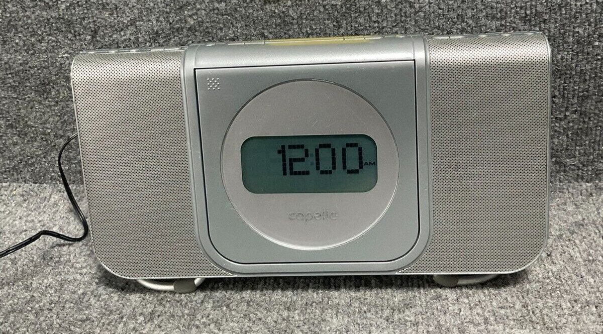 Capello Clock Radio/CD Player CR25 AM/FM Digital Dual Alarm Stereo Speakers