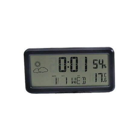 CCOCC Alarm Clock,Compact Digital Clock with Touch-Sensitive Controls,Environmentally Friendly Bedside Clock with LCD Display and Snooze Feature