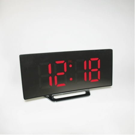 CCOCC Alarm Clock,Modern Digital Clock for Bedrooms,Stylish Bedside Clock with LED Display and Quiet Operation