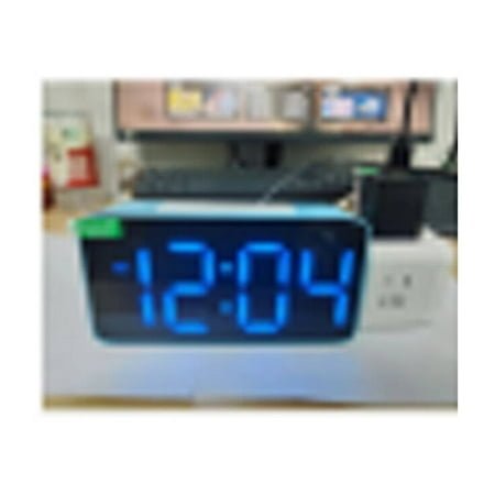 CCOCC Alarm Clock,Multi-Color Digital Clock with Dual Alarm Function,Compact Bedside Clock Featuring USB Charging and Easy Snooze Access