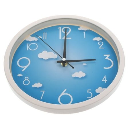 COSMOBETTY Modern Wall Clocks Round Timekeeping Decor for Bedroom 1Pack