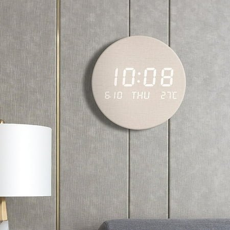 Creative silent clock Nordic style fashionable alarm clock