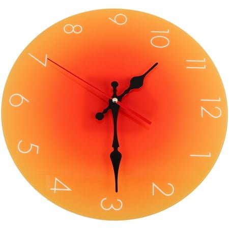 DEEPCRAFF 1Pcs Wall Clock for Living Room Decorative Modern Style Silent Operation Acrylic Glass Square Shape