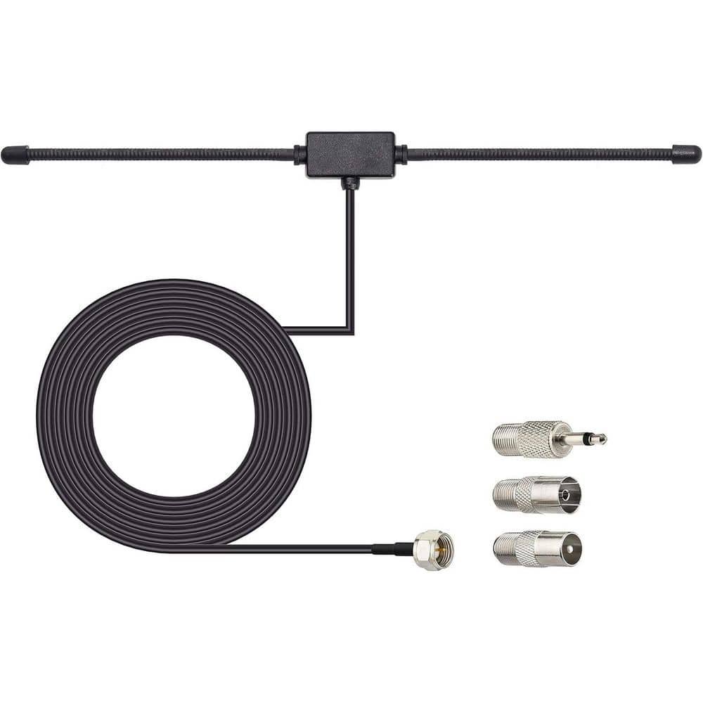 FM Radio Dipole Antenna for Stereo Receiver Indoor Home Theater System with...