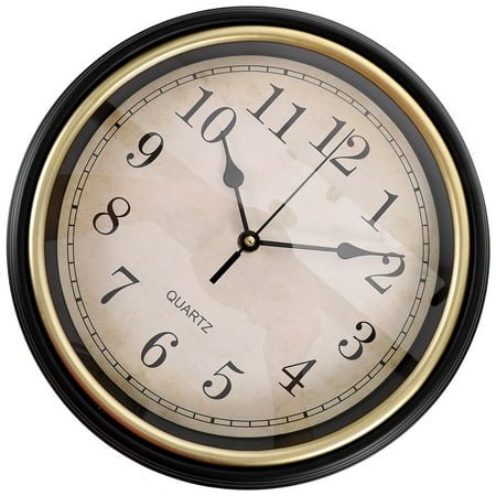 GOOHOCHY Retro Clock Clocks Silent Pendulum Wall Vintage Home Decor Office