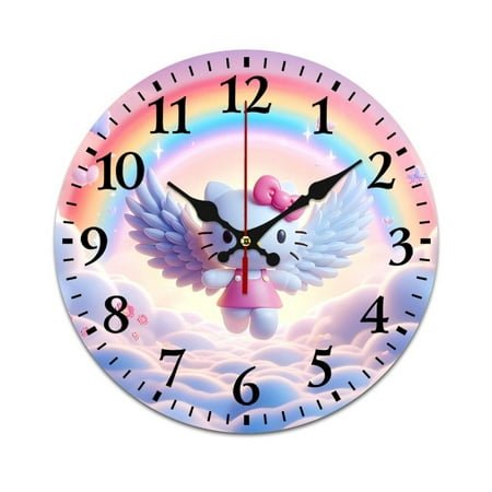 Hello Kitty wall clocks battery operated decorative 30cm/11.8in