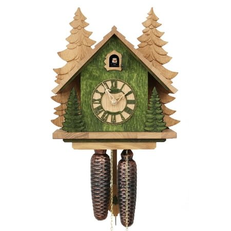 HerrZeit by Adolf Herr Cuckoo Clock - Art Three - Magic Green