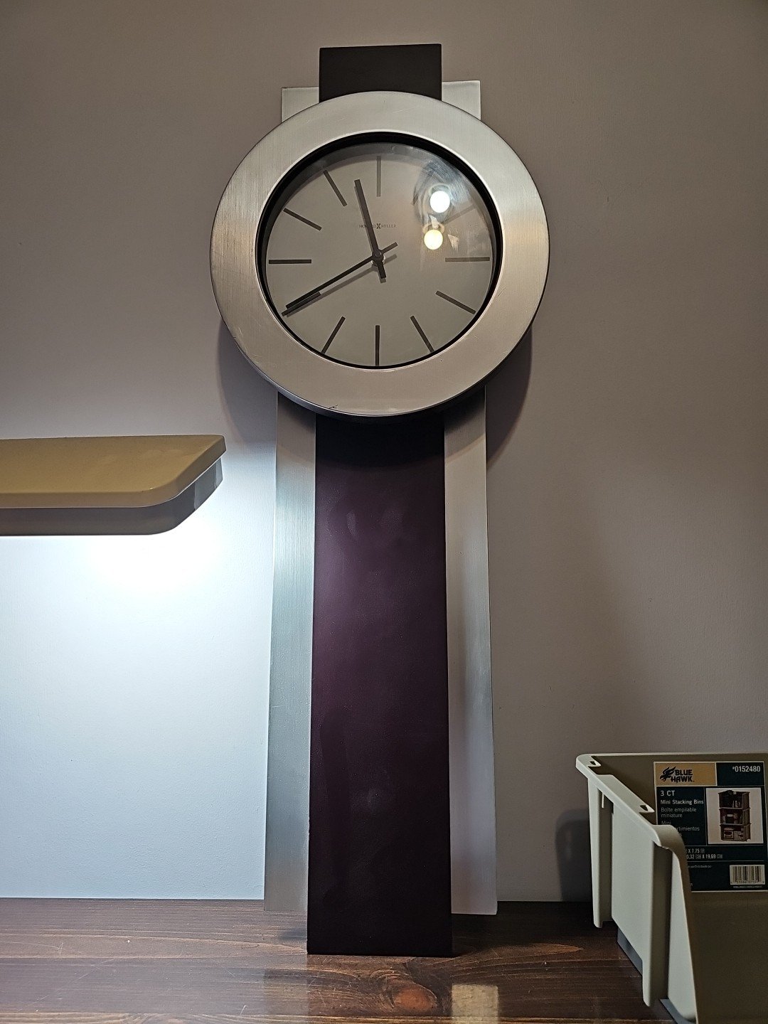 Howard Miller Bergen 625-279 35”x12.5” Quartz Wall Clock MISSING Pendulum