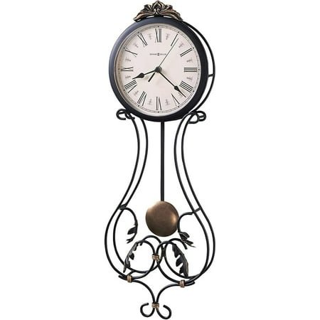 Howard Miller Peacock II Wall-Clocks, Charcoal Gray
