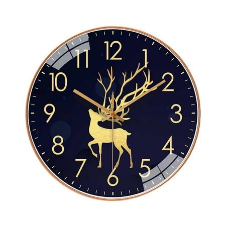 HPDL Wall Clock Round Modern Minimalist Marker Kitchen Home Clocks 20cm Office