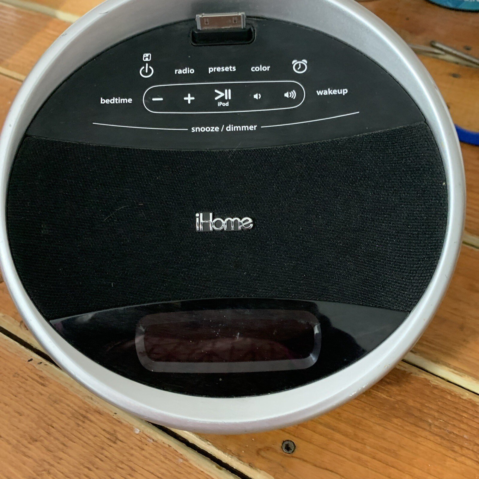 iHome iA17 Glow Tunes Color Changing Stereo FM Alarm Clock Radio