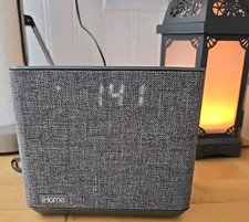 iHome iBT232 Bluetooth Dual Alarm FM Clock Radio w Speakerphone and USB Charger