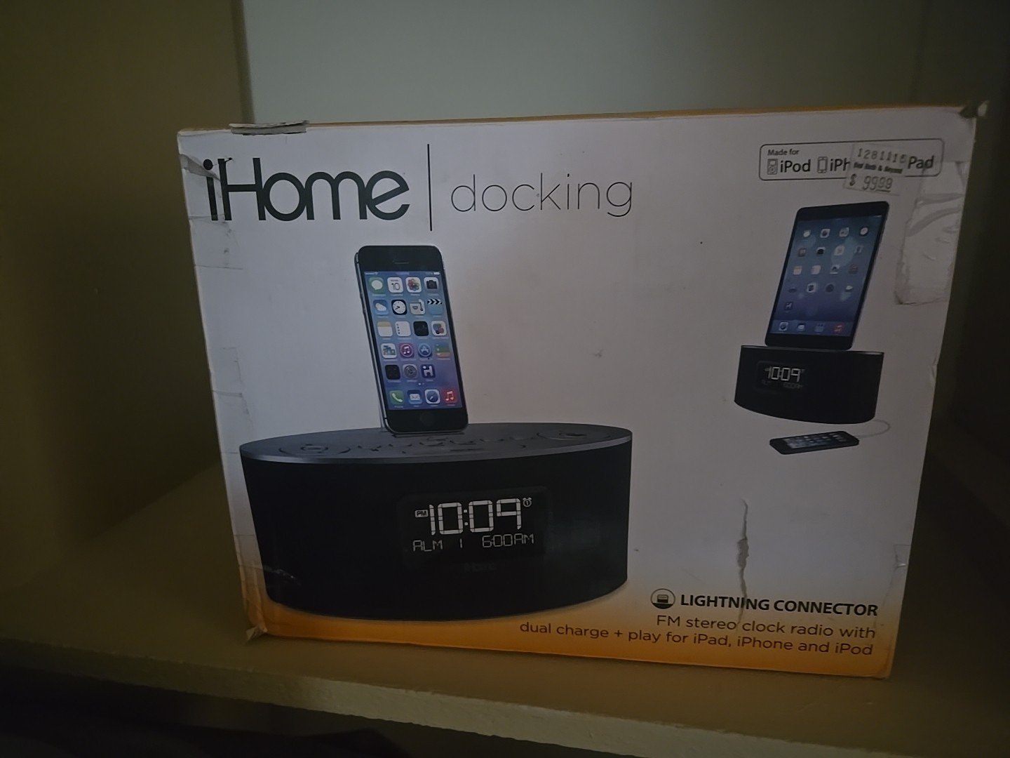 iHome iPod Docking Station Alarm Clock