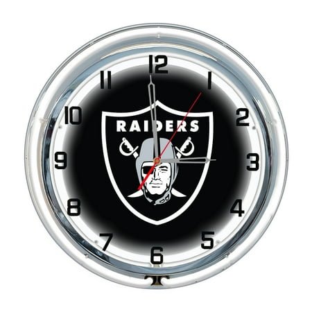 Imperial Las Vegas Raiders 18'' Neon Clock