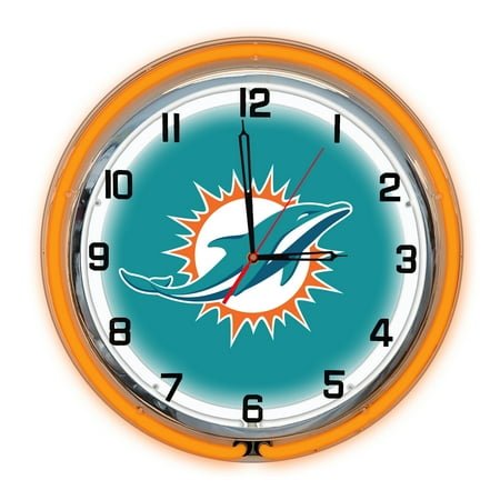 Imperial Miami Dolphins 18'' Neon Clock