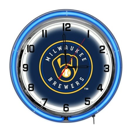 Imperial Milwaukee Brewers 18'' Neon Clock