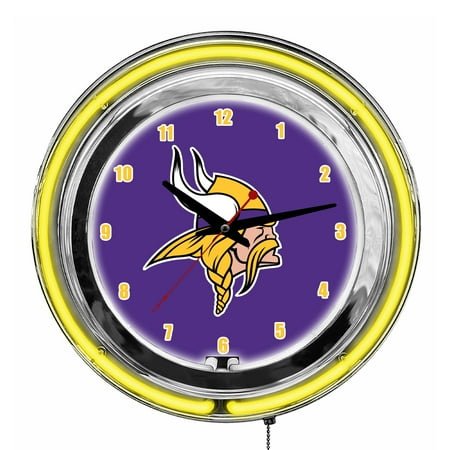 Imperial Minnesota Vikings 14'' Neon Clock