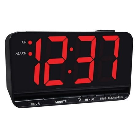 Jumbo Display Digital Alarm Clock with 3-inch LED