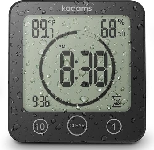 KADAMS Waterproof Bathroom Timer