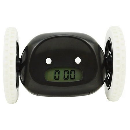 KGOTA Extra Loud Alarm Clock Funny Robot Alarm Clock For Heavy Sleepers (Black)