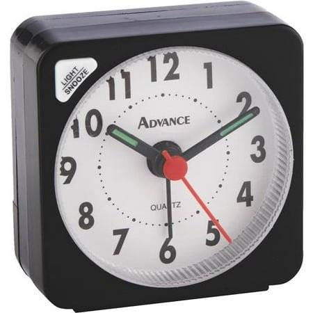 La Crosse Technology Equity Quartz Analog Travel Alarm Clock CUBE, Each