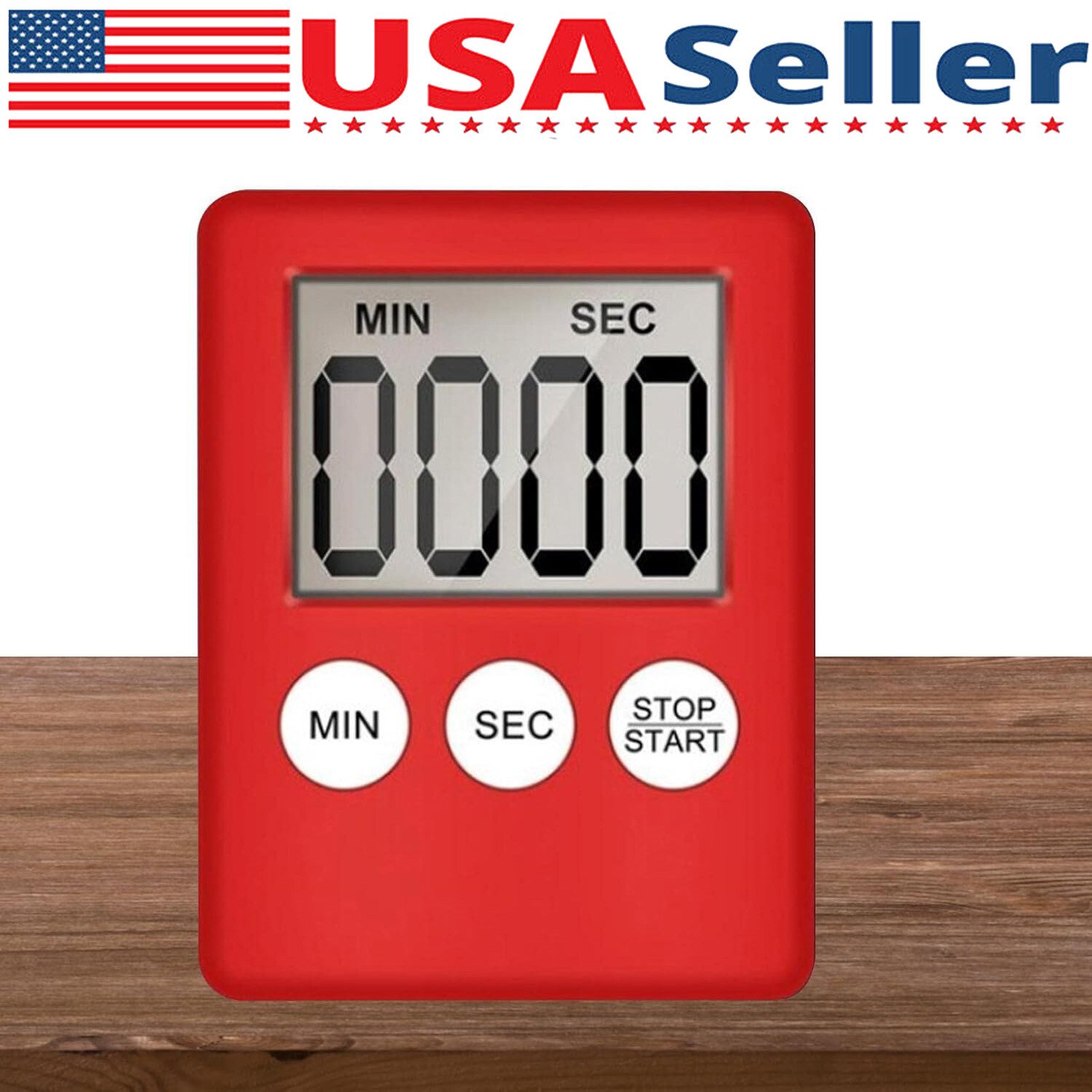 LCD Digital Kitchen Cooking Timer Count-Down Up Clock Loud Alarm Magnetic Lot