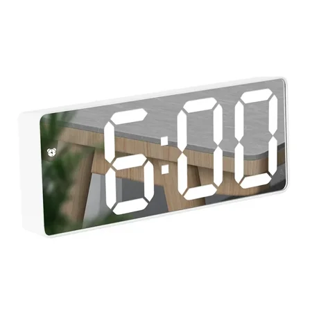 LED Digital Electronic Clock Backlit Large Digital Alarm Clock Temperature Calendar Bedside Table Lamp Night Light Home Decor
