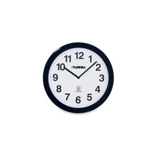 Lorell Radio Controlled Wall Clock - Digital - Quartz - Atomic (LLR60997)