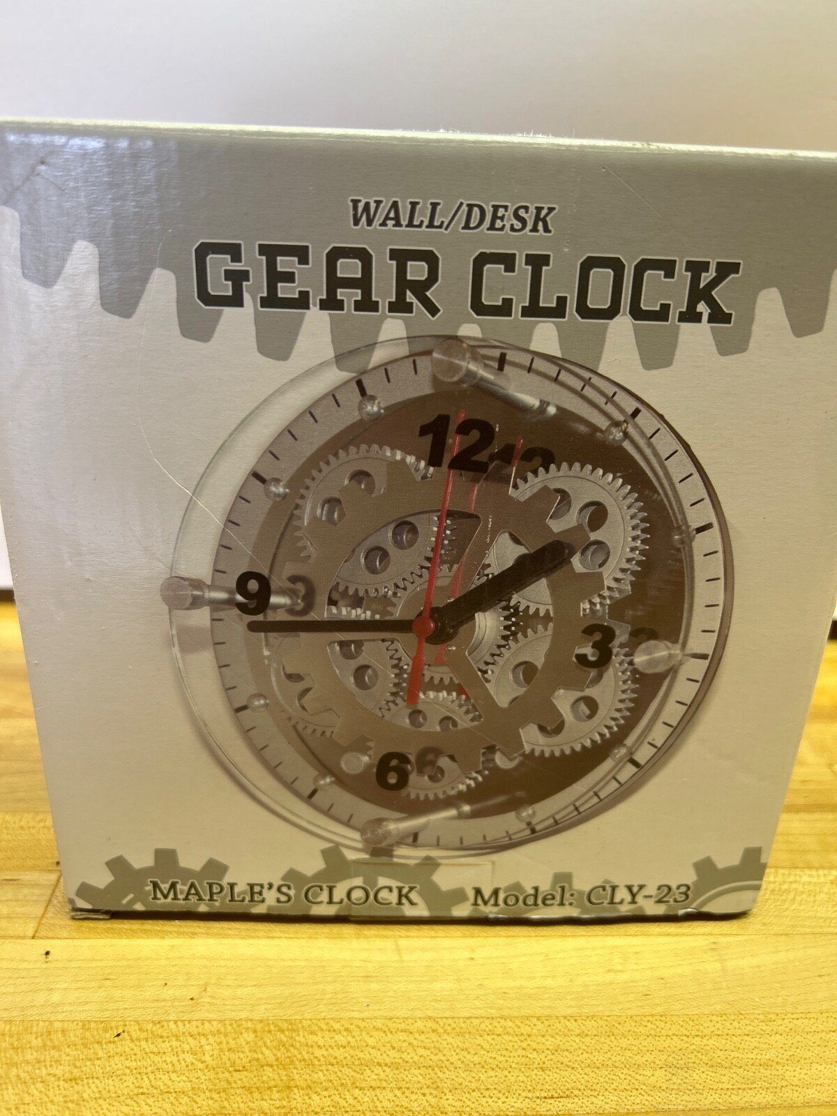 Maples Gear Clock Brand New Wall Or Desk