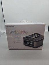 MEMOREX MINI ALARM CLOCK RADIO FOR IPOD & IPHONE NEW