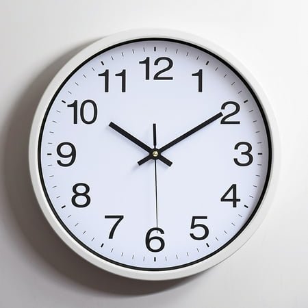 Metal stainless steel silent wall clock creative fashion living room aluminum wall clock-style 1