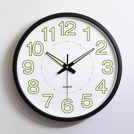 Metal stainless steel silent wall clock creative fashion living room aluminum wall clock-style 12