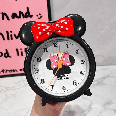 Minnie Cute Alien-Themed Digital Alarm Clock for Kids - Desk Clock , Time Management - Fun Bedroom Decor & Gift for Students