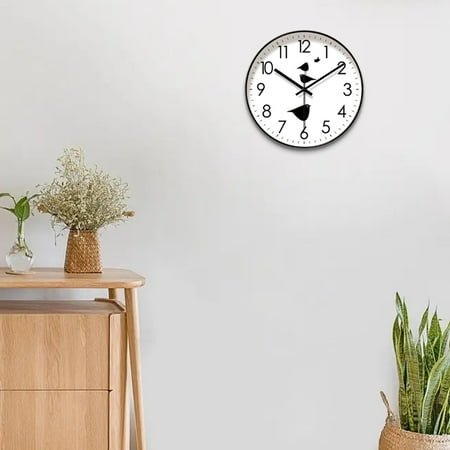 Modern 10 Inch Clocks for Living Room Decorative Gold Wall Clocks 3D Round Big Wall Clock Pendulum Geometric Mute Metal Digital Home Clock