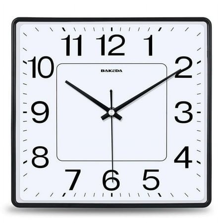 Nordic Living Room Mute Large Wall Clock Square Calendar Quartz Clock Creative Clocks Modern Simple and Fashionable Household Clock