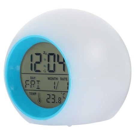 OUNONA Clock Radios for Bedroom Digital Alarm Kids Clocks Child Travel