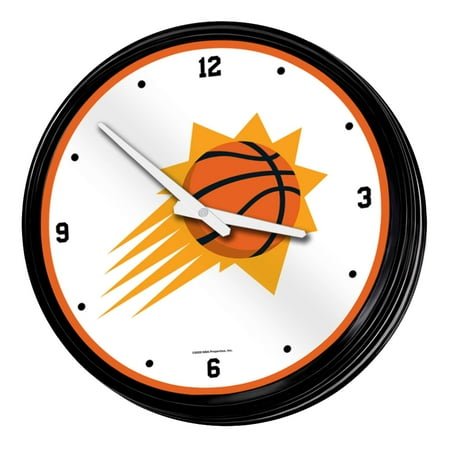 Phoenix Suns 18.75 Retro Lighted Wall Clock