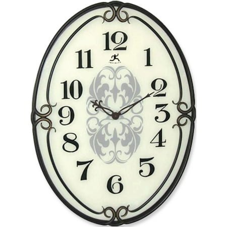 Pristine- Glass Wall Clock Designer Jewelry by Sweet Pea