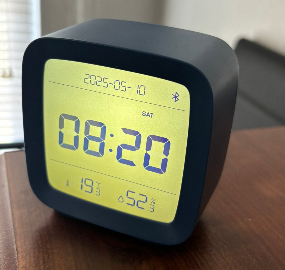 qingping Blue Smart Bluetooth Digital Alarm Clock with Multiple Alarms