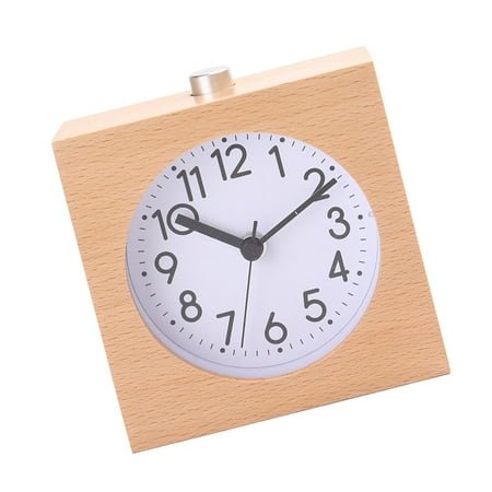 Radio Controlled Wall Clock Square Alarm Handmade Office