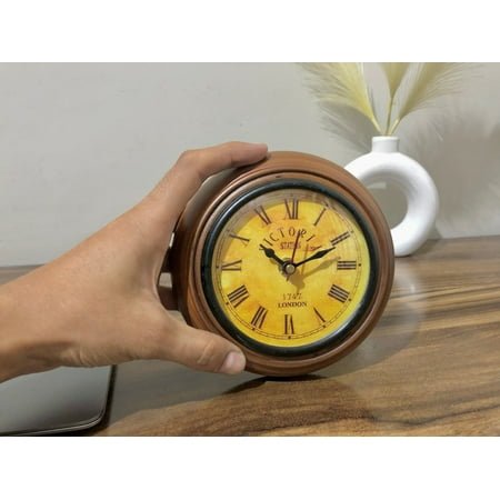 Retro 6-Inch Victoria Station London 1747 Dial Wall Clock The Perfect Mini Clock for Kitchens and Small Areas A Stylish & Thoughtful Gift for Her