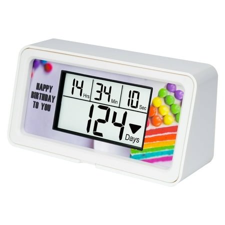 Runleader HM200 Digital 9999 Days Countdown Clock Target Events Tracking Timer White Buzzer Alarm