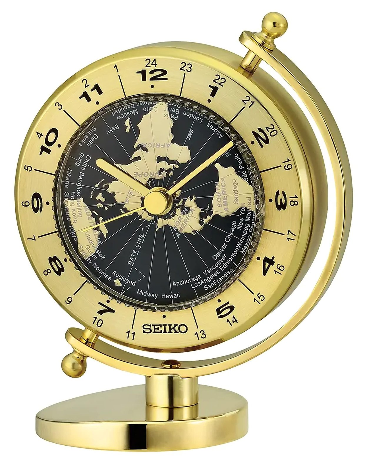 Seiko Desk and Table World Timer Clock