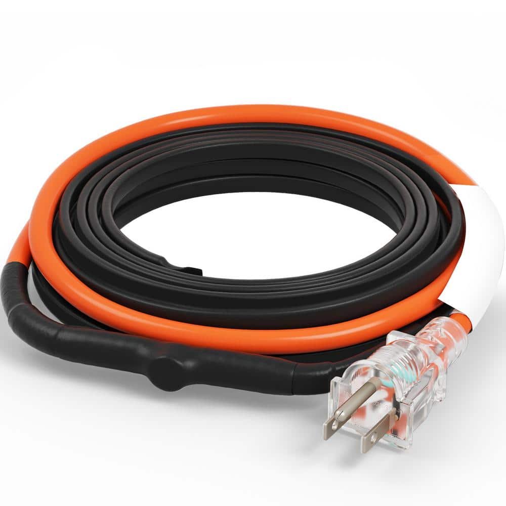 Self-Regulating Pipe Heating Cable, 9 ft. 5W/ft. Heat Tape for Pipes Freeze...